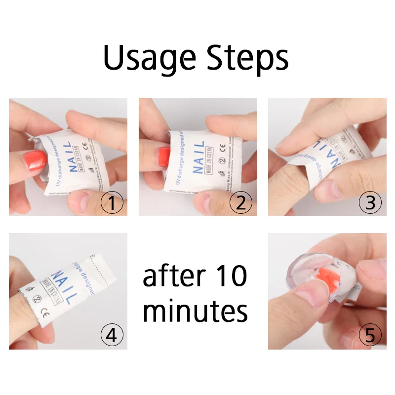 Гель-лак для ногтей ROSALIND 50 шт./лот средство снятия лака удаление замачиванием