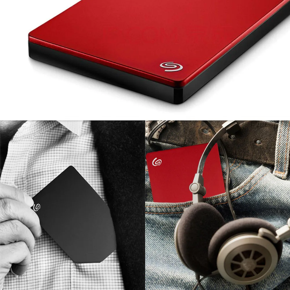 Seagate внешний HDD 1 ТБ 2 ТБ 4 ТБ жесткий диск на жестком диске Резервное копирование через USB 3,0 2," Портативный жесткий диск HDD для настольного компьютера ноутбука