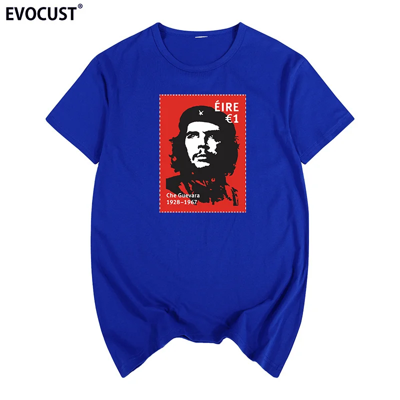 Летняя Хлопковая мужская футболка che Guevara с принтом в стиле ретро |