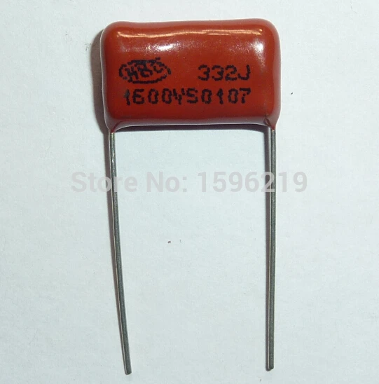 10 шт. Конденсатор CBB 332 1600V 332J 1.6KV 3300pF 3.3nF P15 CBB81 Металлизированный Полипропиленовый