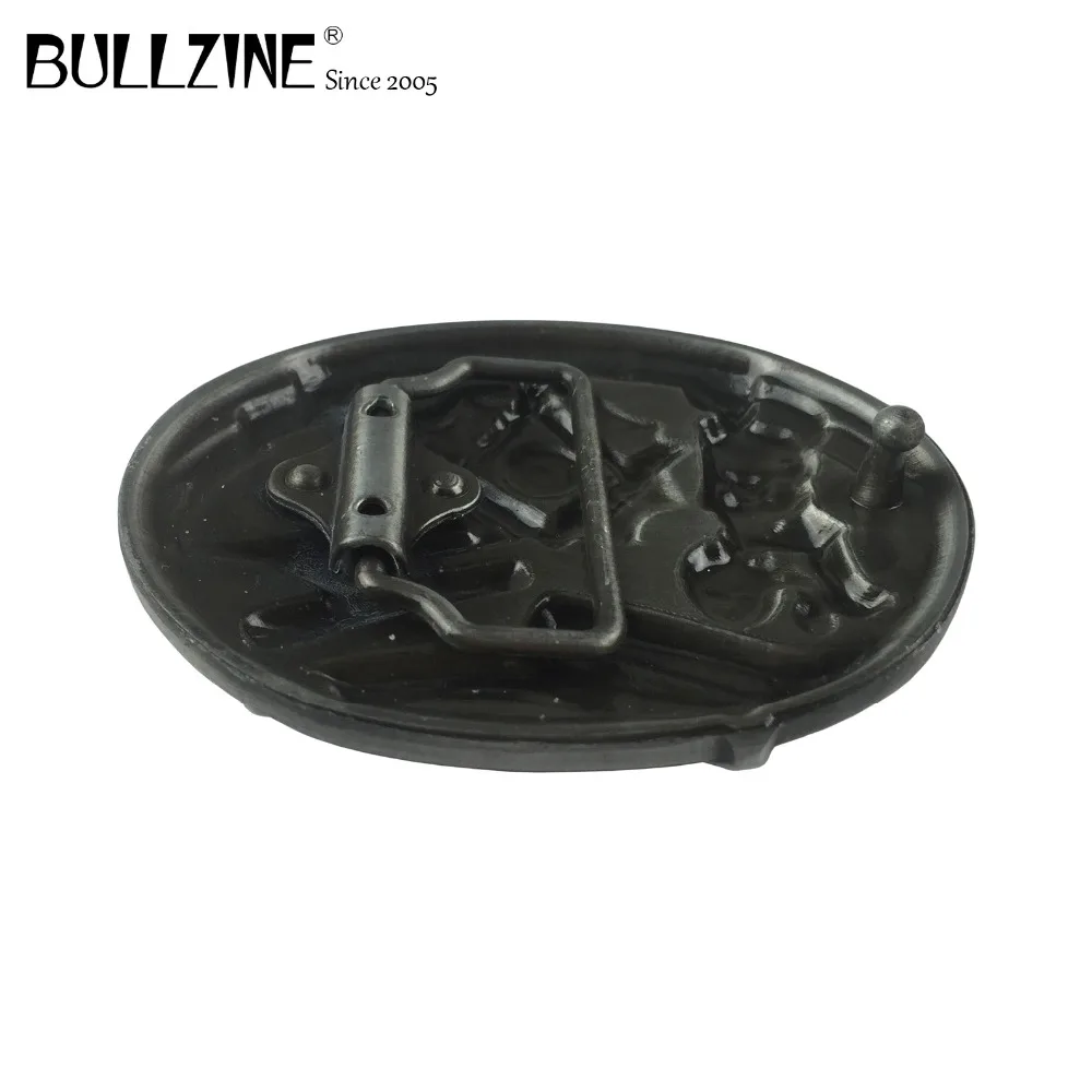 Bullzine оптом синий эмалированная каменная под джинсы ковбойский ремень подарок