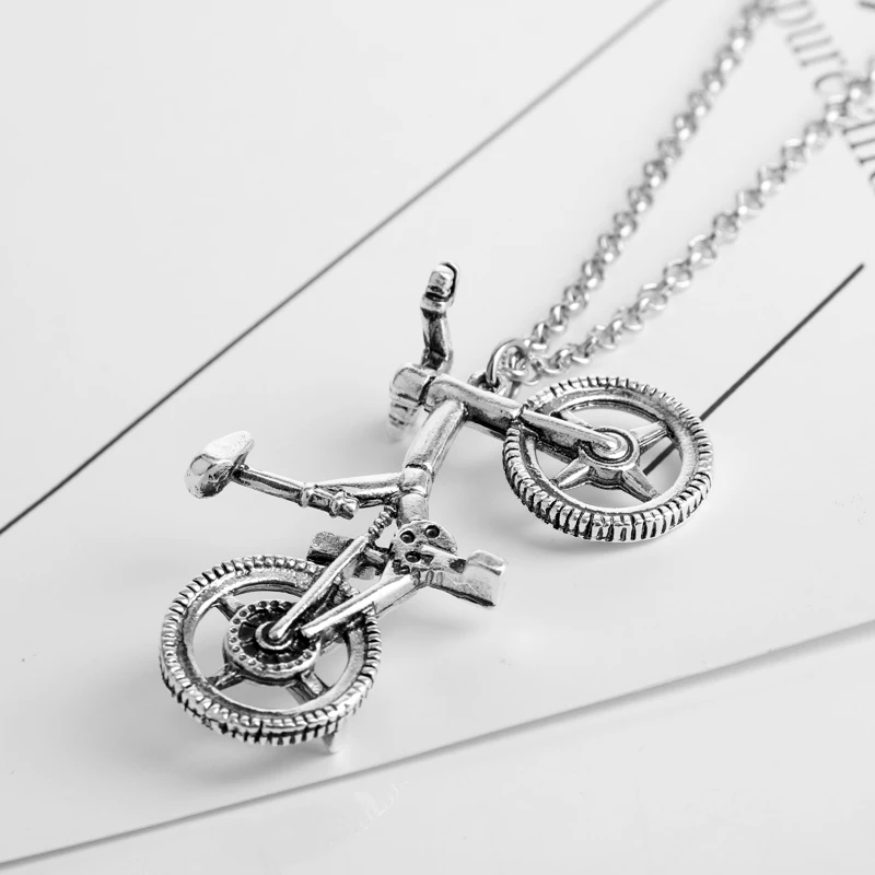 Dongsheng Велосипедное ожерелье серебряного цвета велосипедные подвески и ожерелья