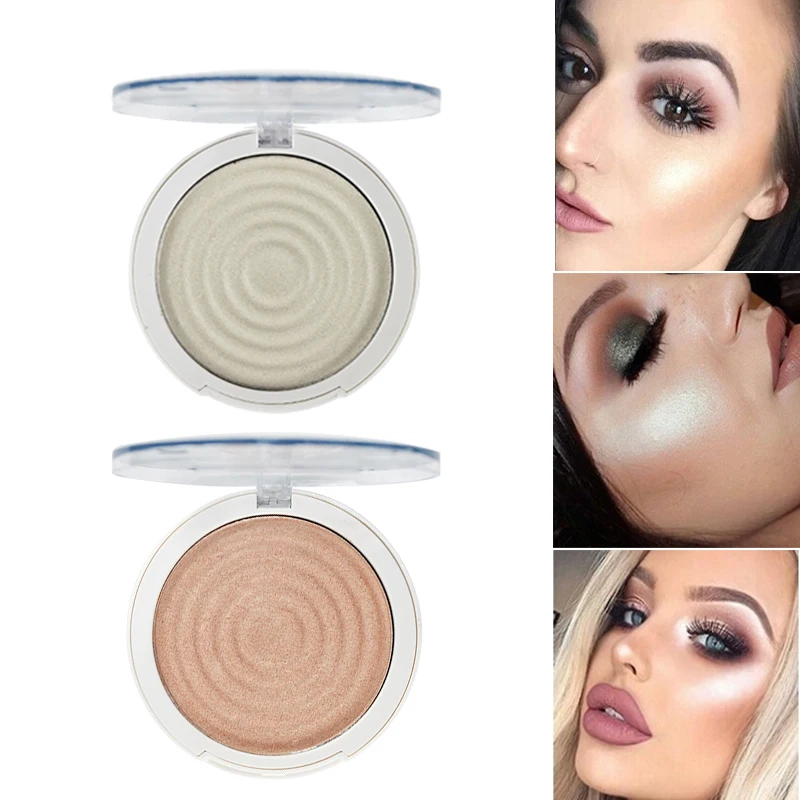 Запеченные хайлайтеры макияж консилер мерцающий компактный Осветляющий порошок