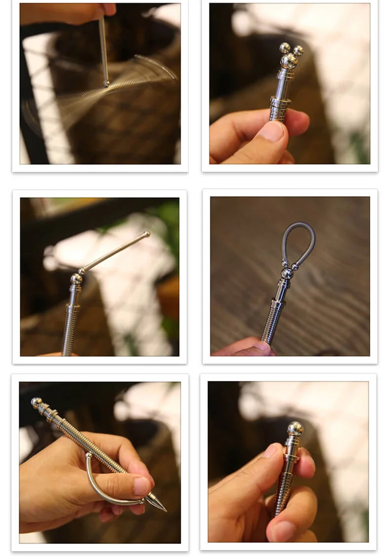Metal Magic Fidget Gel Pen Magnetic Think Ink Pen For Writing Stationery Release Stress Pens Gift Box Office School Supplies