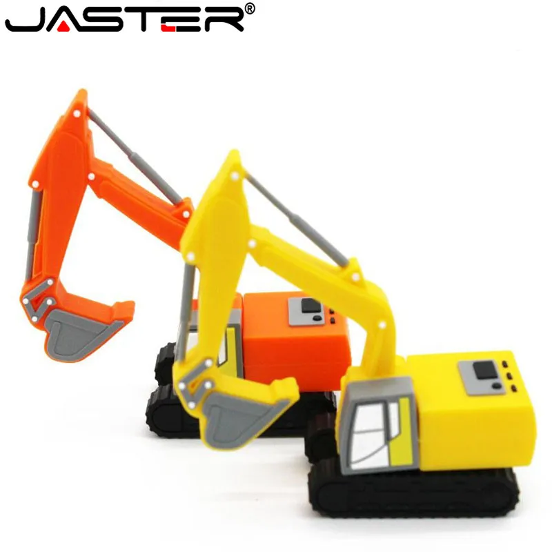 JASTER экскаватор usb флэш накопитель захват pendrive 4 ГБ 8 16 32 64 Гб creativo мини подарок