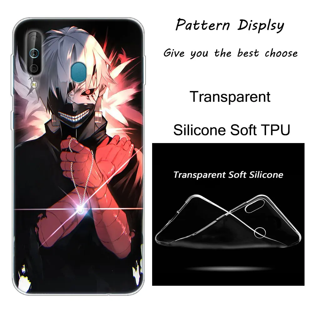 005 Лидер продаж японское аниме «Tokyo Ghoul силиконовый чехол для samsung Galaxy A80 A70 A60 A50 A40 A40S A30 A20E A2CORE M40 Примечание 10 плюс 9 8 5 - Цвет: 005