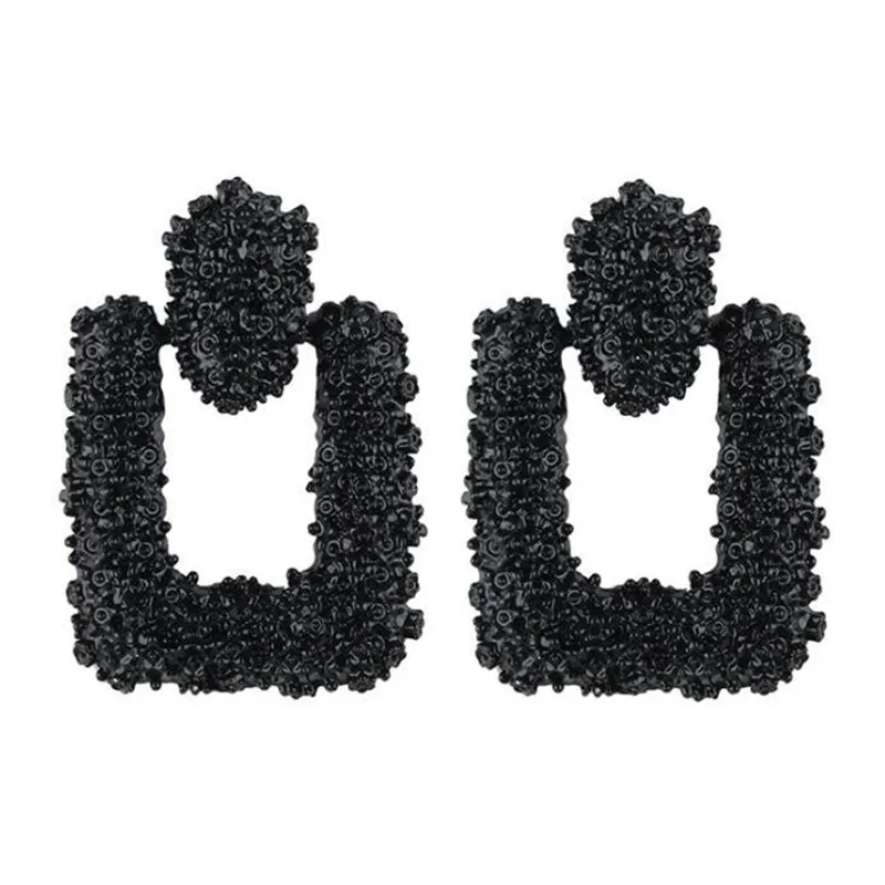 Adolph брендовые золотые серебряные цветные квадратные серьги-гвоздики для женщин