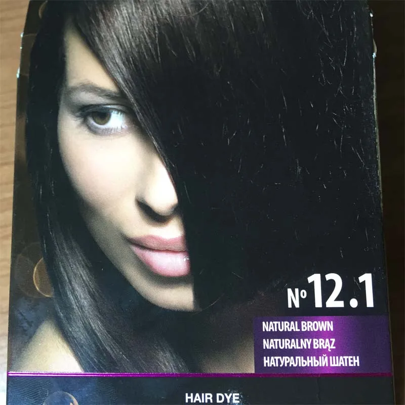 Ryana ревиа хна для волос краска для волос по уходу! полупостоянная прическа/хна для бровей оттенок Комплект Уход за волосами, и брови 30 минутах быстрой краситель - Цвет: 12.1Natrual brown