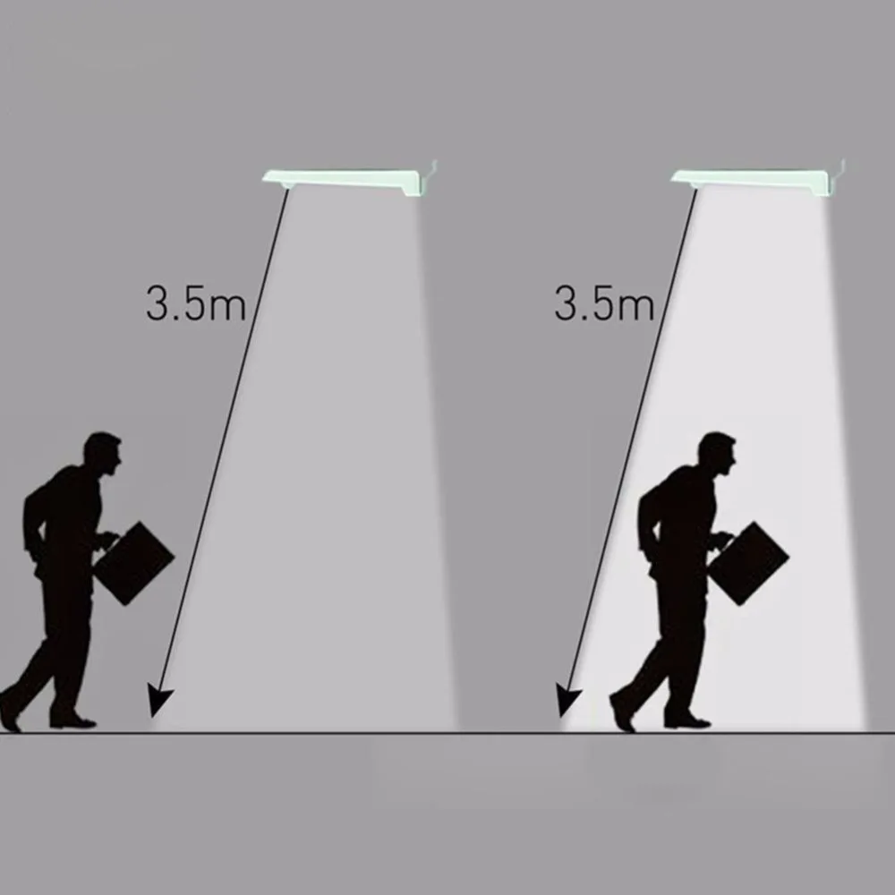 PIR датчик движения Солнечный свет 46 светодиодов Водонепроницаемый Открытый Сад