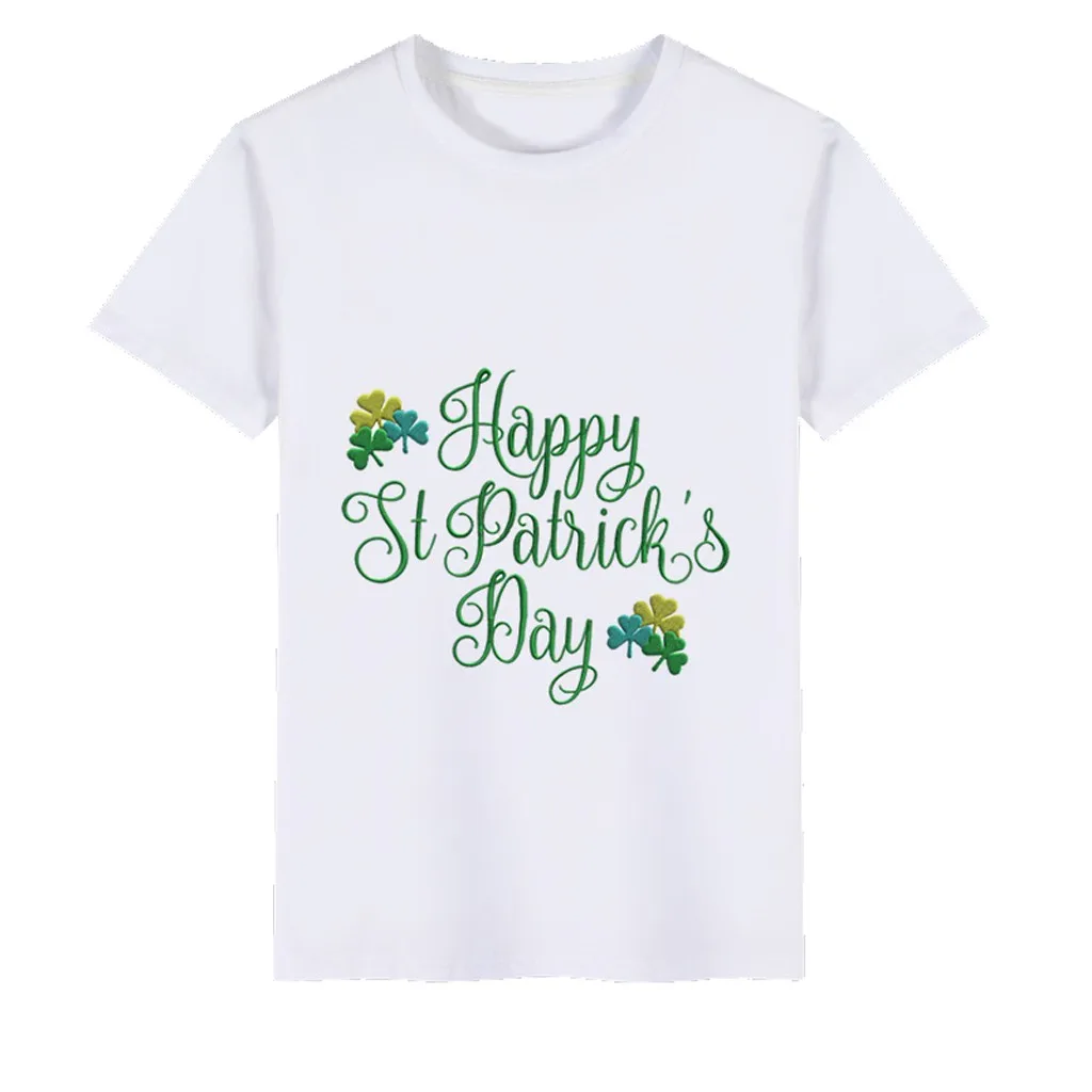 Perimedes/детская футболка на День Святого Патрика одежда для маленьких мальчиков и