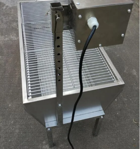 113 мм Коммерческая Машина для обжарки свиней барбекю вертушкой курицей жаровня