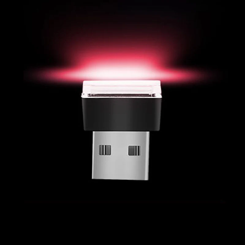 Красный Автомобильный-Стайлинг USB светодиодный декоративный светильник для Land Rover Range Rover/Evoque/freelander/Discovery - Название цвета: Красный