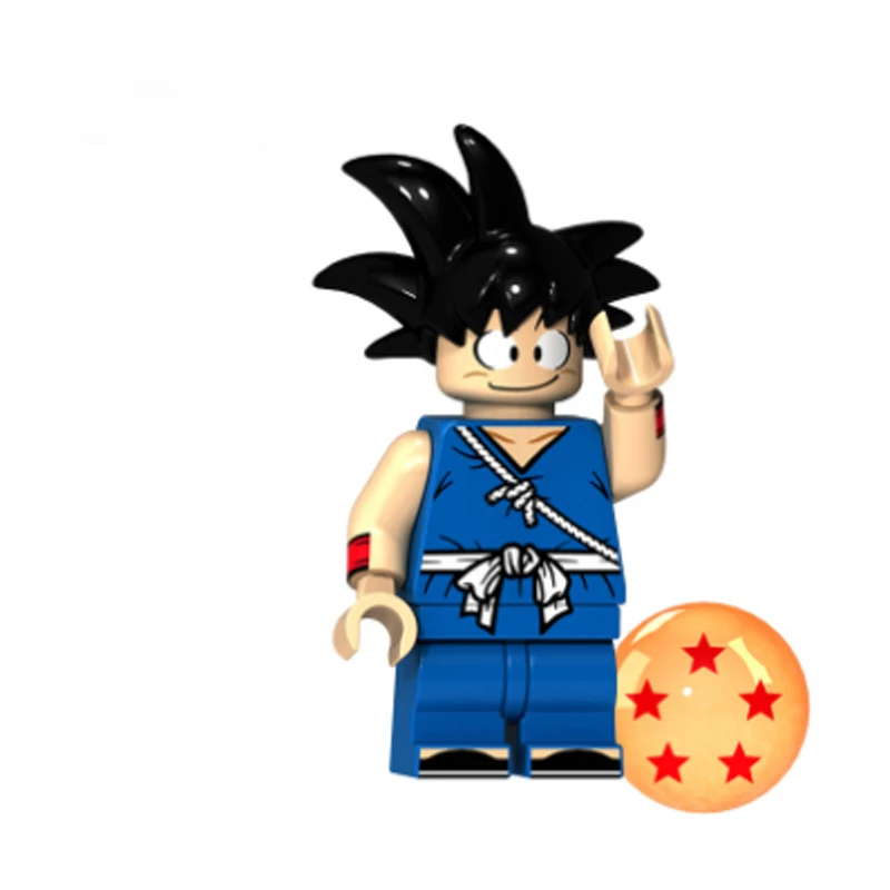Одиночная Продажа Dragon Ball Z Son Goku Krillin Vegeta Jiren Toppo Janemba Ephesians трусы строительные блоки