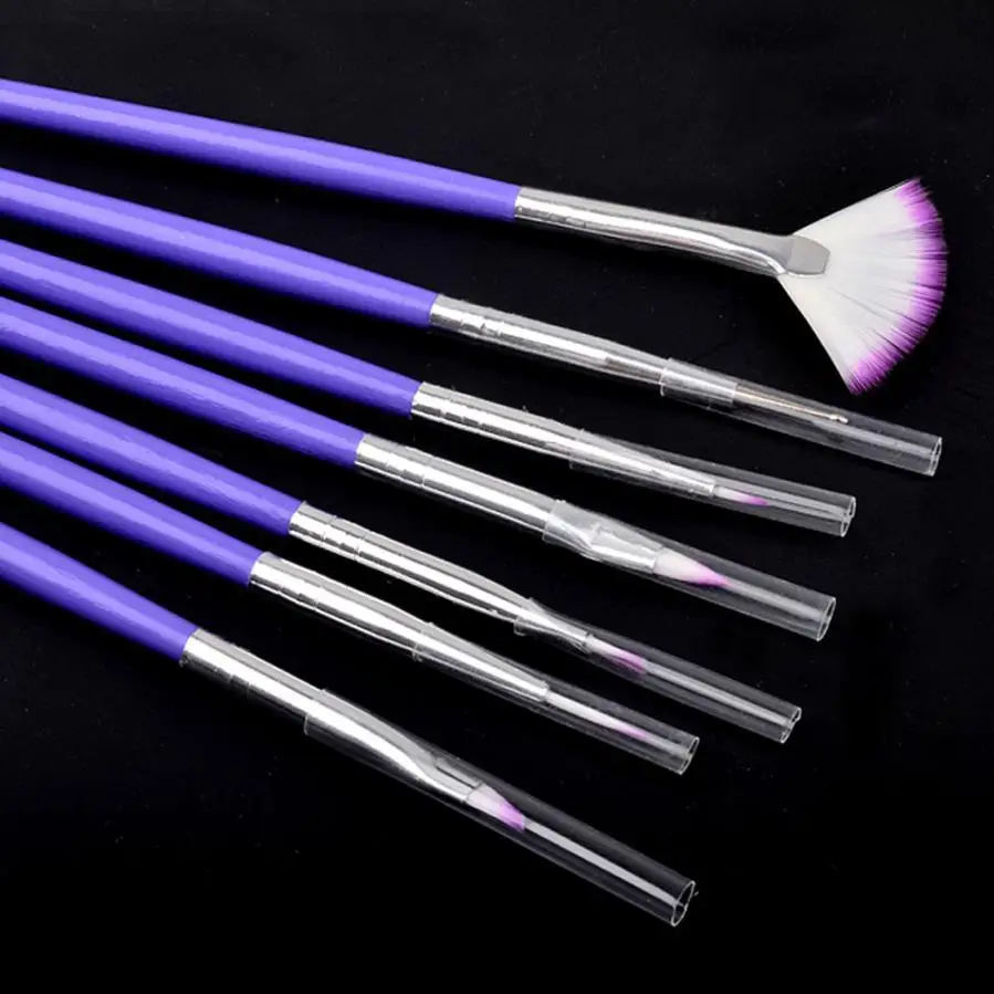 Набор кистей для дизайна ногтей 7 шт.|painting pen polish|brush set paintingpainting |