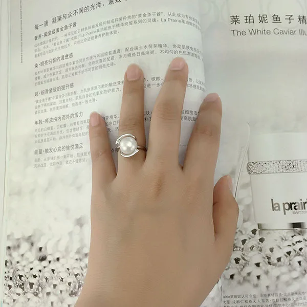 Гарантия 925 серебро с жемчугом мода ну вечеринку ювелирные изделия леди