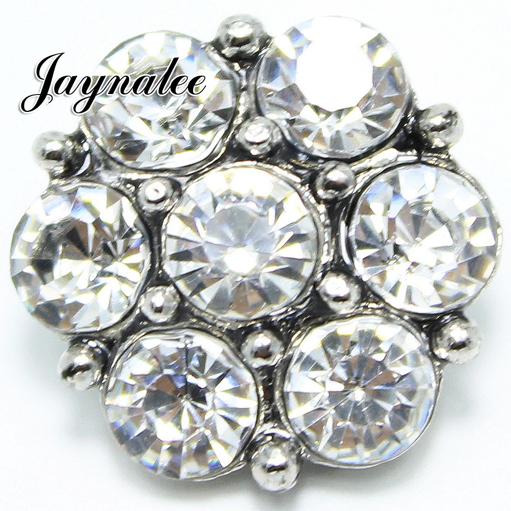 DIY OEM экзотические 18 мм Jayna имбирь защелками Jewelry Талисманы горный хрусталь кнопки