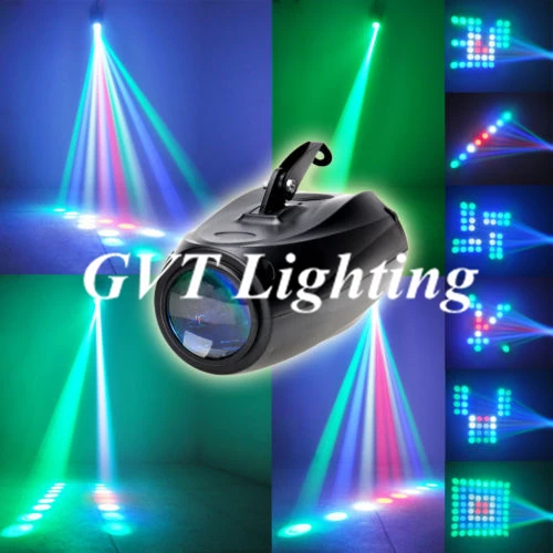 Волшебный цифровой узор сменный 64 светодиодный лазерный прожектор RGBW для сцены