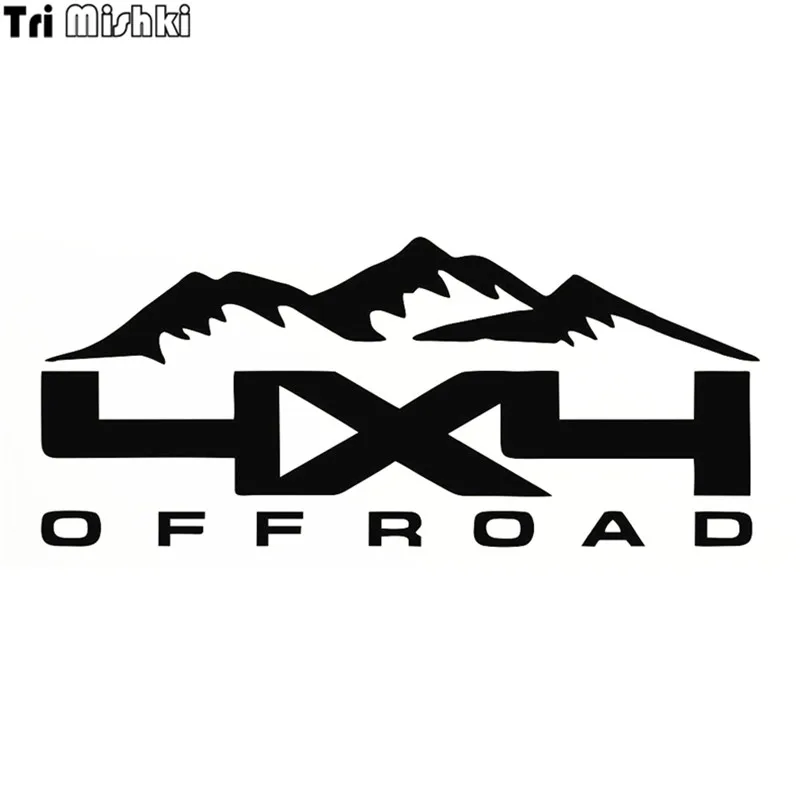 Tri Mishki HZX336# 10*23.1см 4x4 off road for niva uaz виниловые наклейки на авто наклейка для заднее