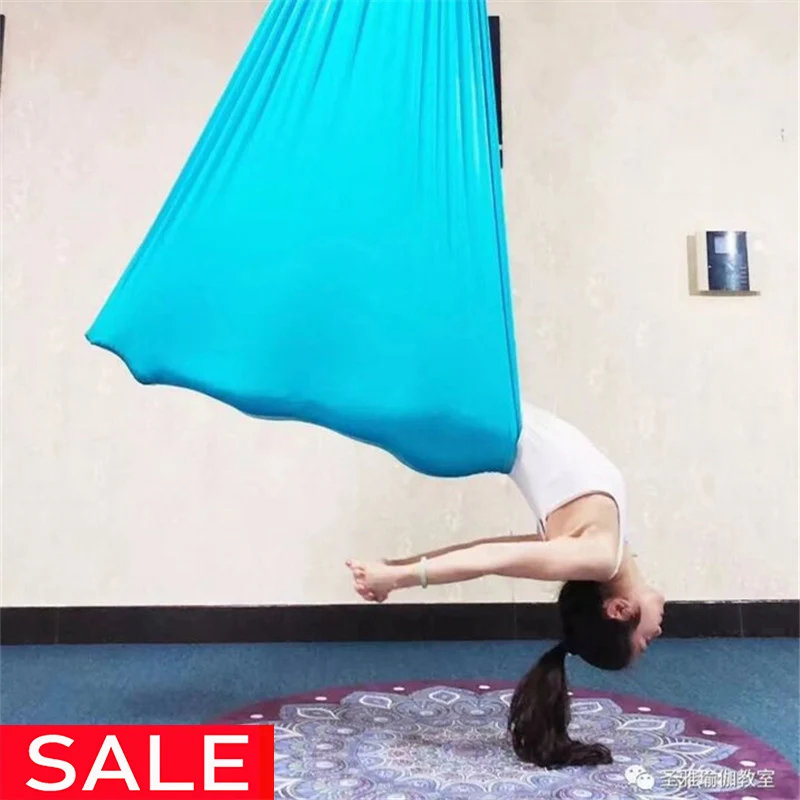 5 м антенна yoga гамак эластичность качели Многофункциональный антигравитационный чехол yoga обучение Ремни