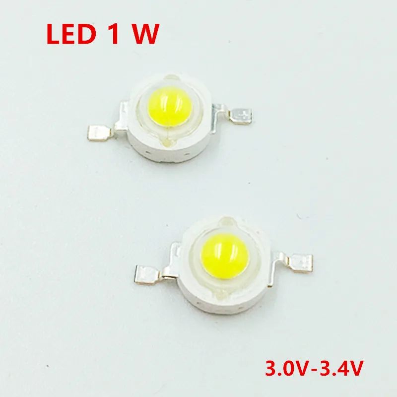 Светодиодная лампа высокой мощности 1 Вт 3 6500 К 3000 К|3w high power led|3w fullled white chip |