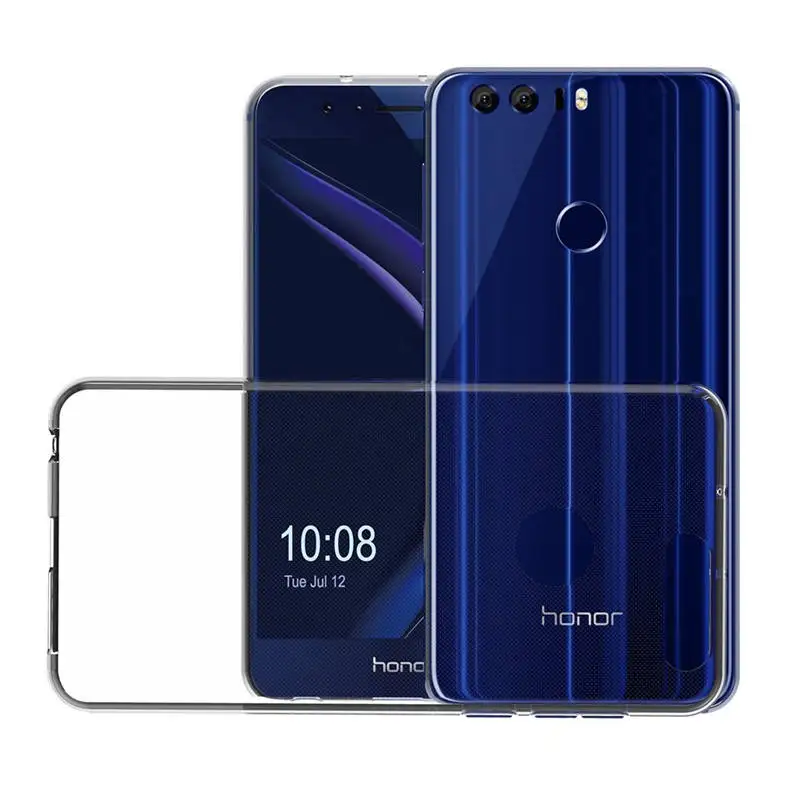 Чехол для Honor 8 FRD-L19 чехол Huawei силиконовый мягкий прозрачный телефона из ТПУ FRD-L09 5 2