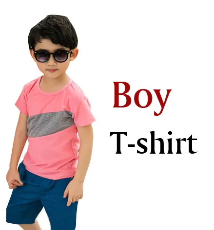 pink Boy t shirt Одинаковые комплекты для семьи, летняя Одинаковая одежда для всей семьи, платье с покатыми плечами для мамы и дочки, 3 цвета - Цвет: pink Boy t shirt