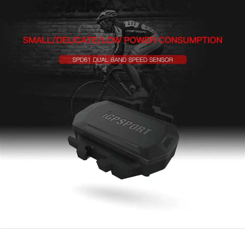 I gps порт gps Быстрое позиционирование usb Спидометр iGS50E велосипедный gps Спидометр IPX7 водонепроницаемый gps с ANT+ Bluetooth 4,0 - Цвет: Speed sensor SPD61
