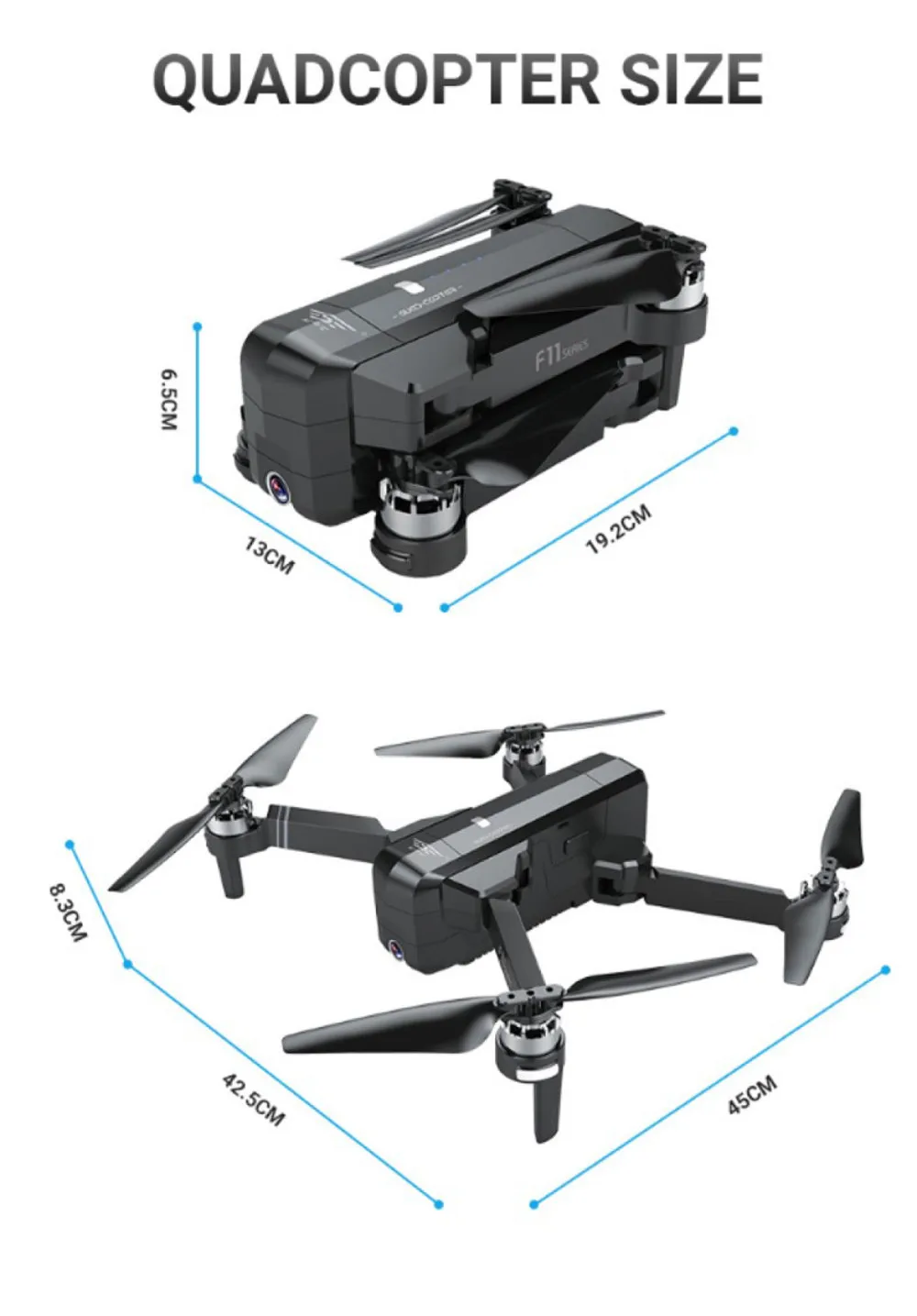 SJRC F11 PRO gps Дрон с Wifi FPV 1080 P/2 K HD камера F11 бесщеточный Квадрокоптер 25 минут время полета складной Дрон Vs SG906