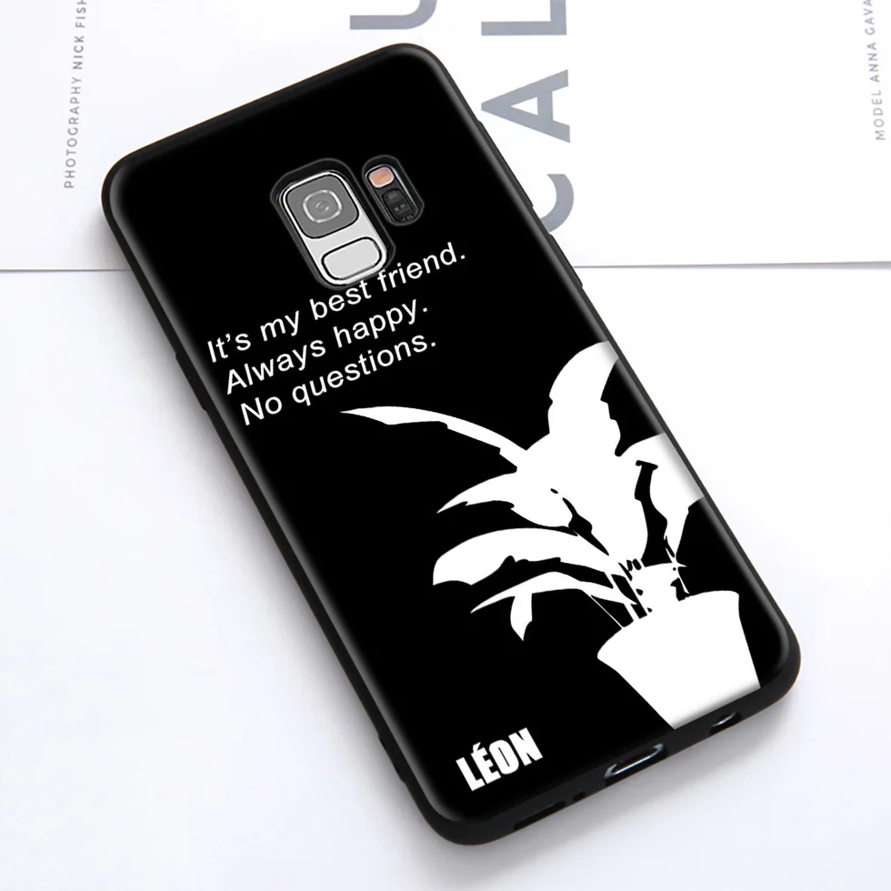 Мягкий чехол Leon Matilda Natalie Portman для Samsung Galaxy S10 S10e S9 S8 Plus S7 S6 Edge &amp J6 2018 Note 10 9 8 |