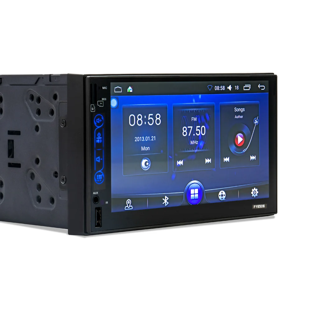 HEVXM FY6506 Android 7 дюймов Автомобильный GPS навигатор MP5 плеер двойной шпиндель