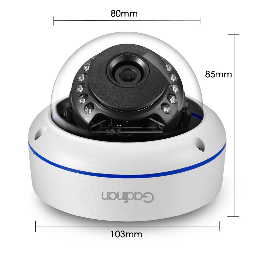 Gadinan 8CH POE 4MP комплекты безопасности NVR 4.0MP 1080P камера Аудио Звук CCTV система купольная пуля комплекты наружного наблюдения 4 ТБ HDD