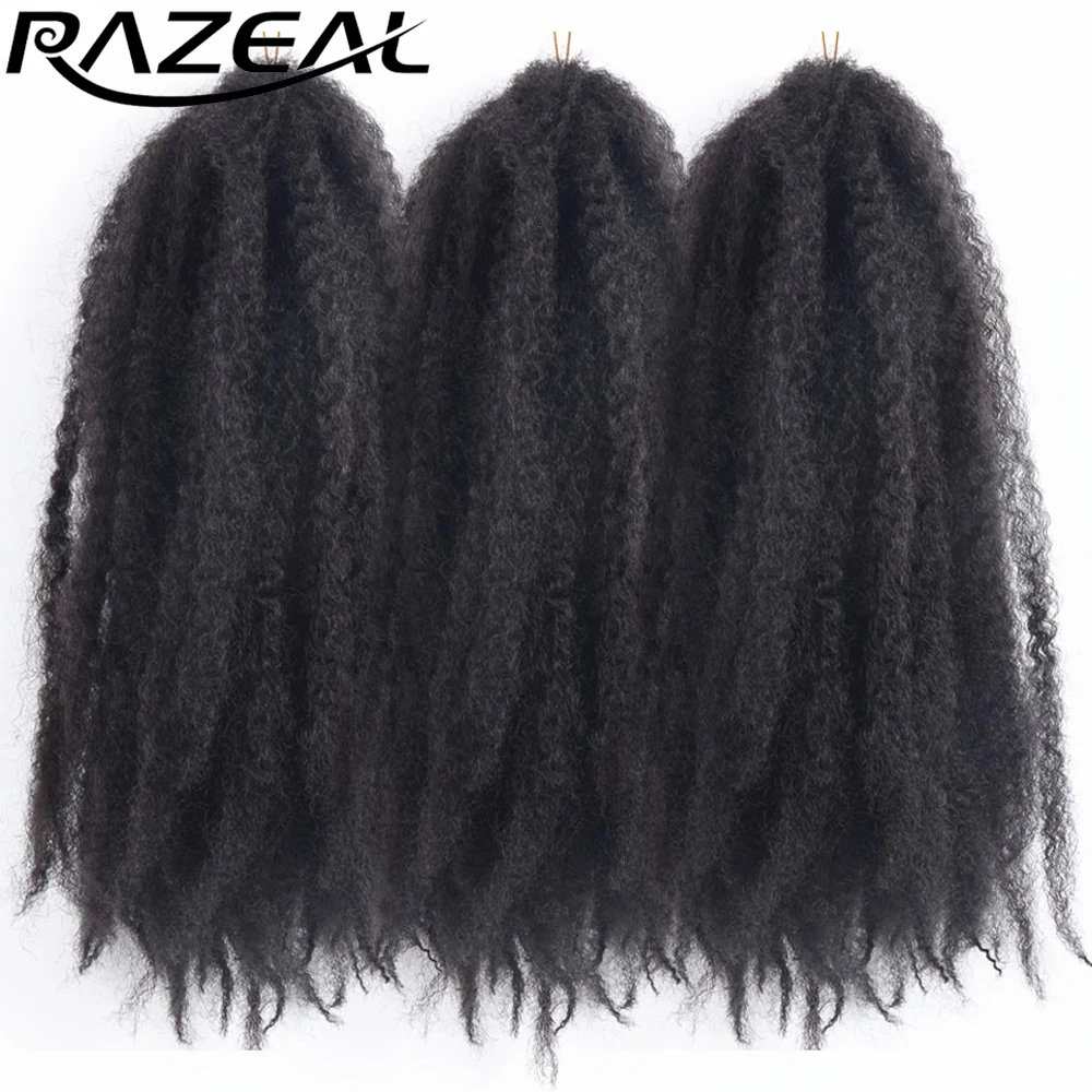 5 упаковок синтетические косички Razeal для наращивания 100 г|kanekalon braid hair extension|kanekalon