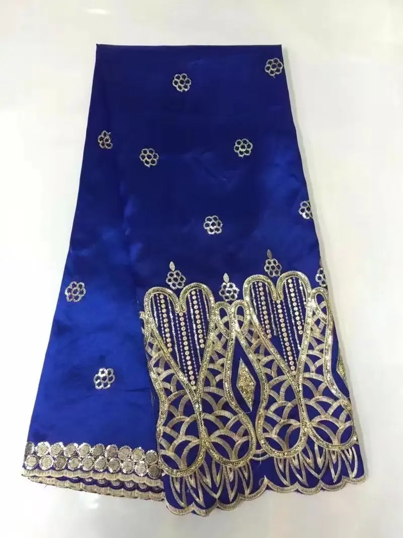 African George Lace Fabric 2017 New Style Nigeria Purple Sequin Embroidered For Nigerian Wedding Dress | Дом и сад