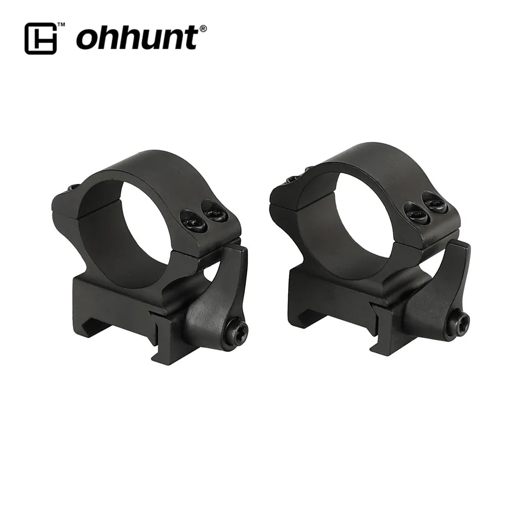 Ohhunt 25 4 мм 1 дюйм низкий средний профиль Сталь Quick Release Picatinny прицел с креплением