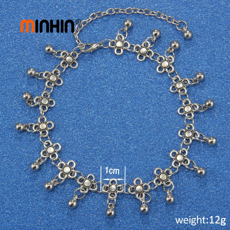 MINHIN богемные Имитация жемчужные браслеты на ногу для женщин античные лодыжки