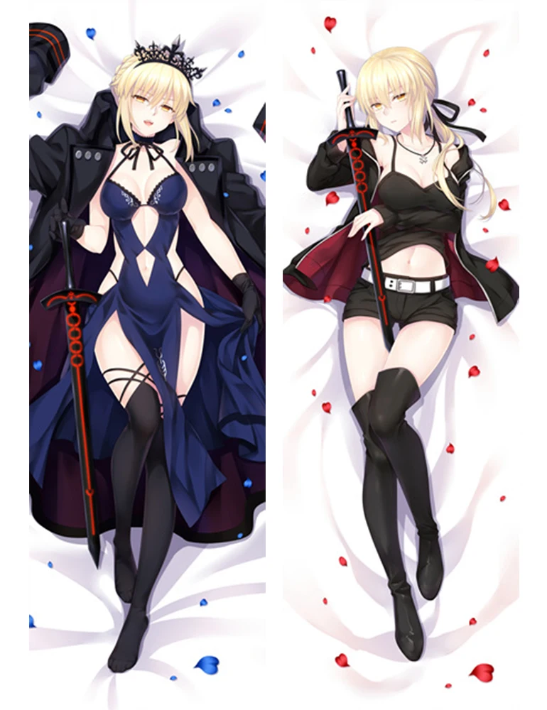 Аниме Dakimakura Body Fate Stay Night Saber 150x50 см 100x35 см чехол для подушки манга 1