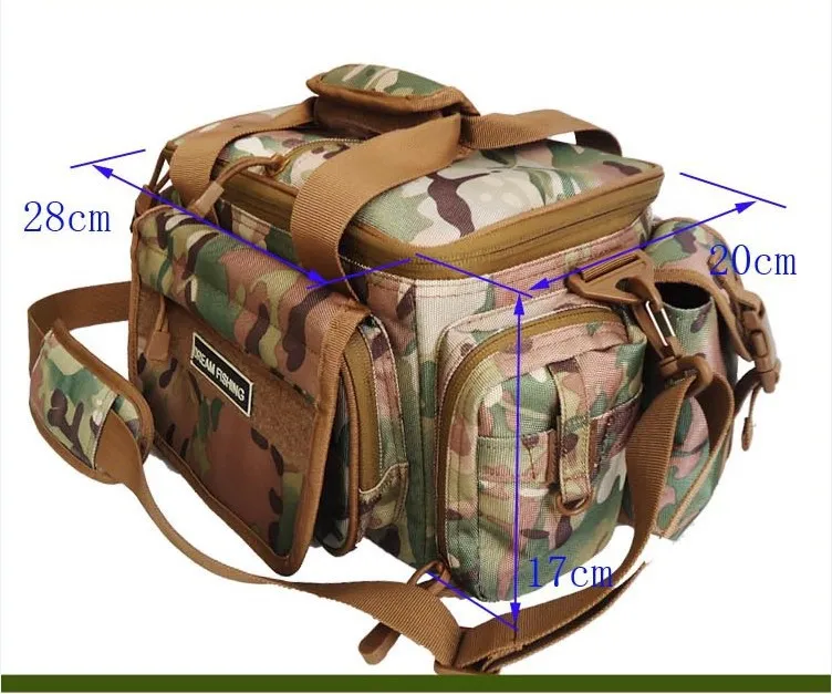 Dream Fishing 28*17*20 см Франция 2000D нейлоновая многофункциональная сумка для приманки, посылка для ловли карпа, сумки для рыболовных инструментов Bolsa De Pesca