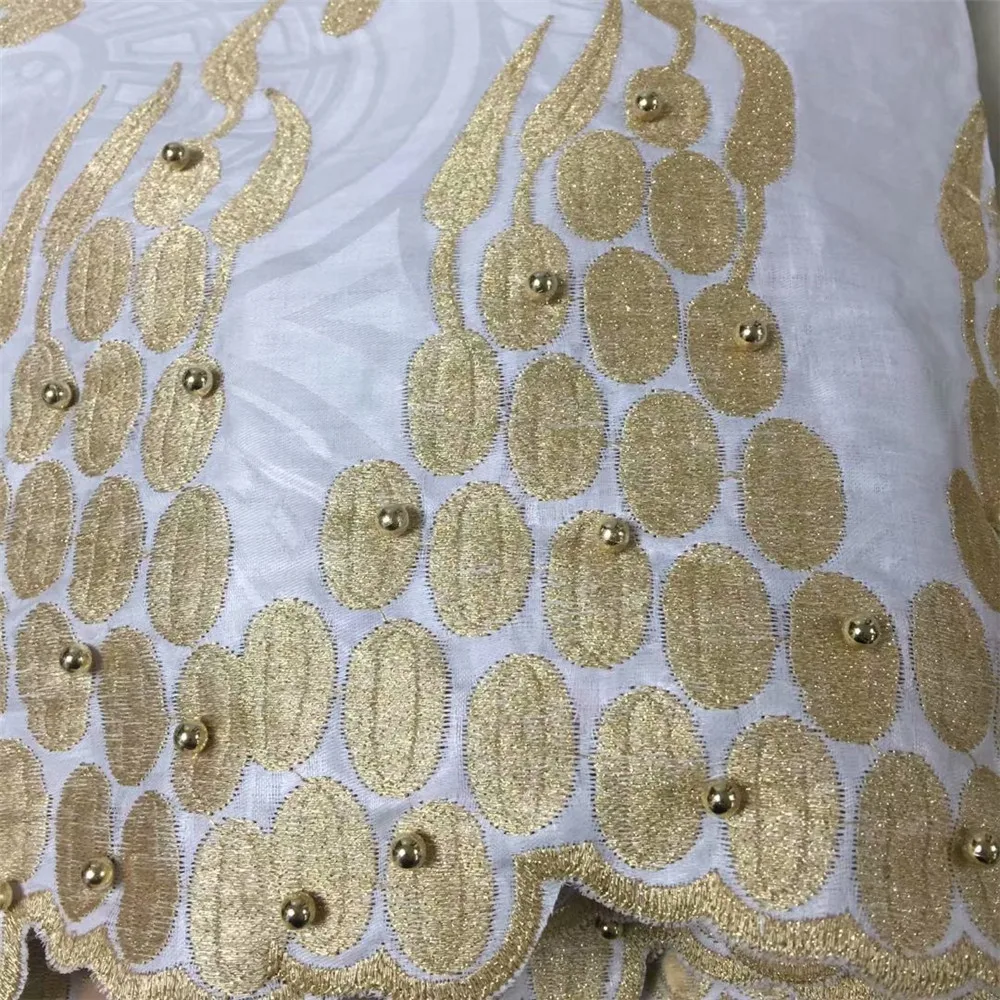 Белая ткань tissu africain bazin riche ткань морская парча ткань бисером кружева кутюр материал высокое качество 5+ 2 ярда