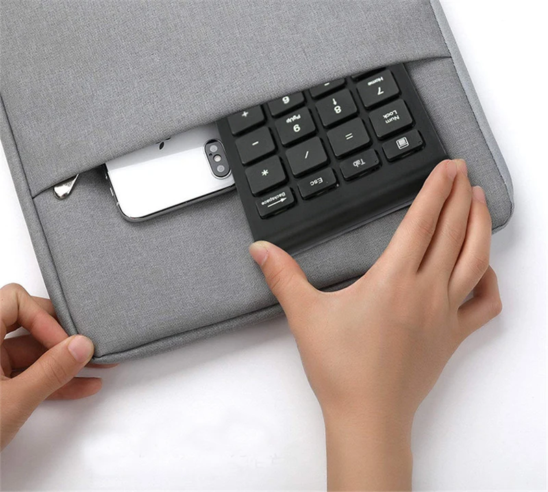 Черная клавиатура 22 клавиши мини Numpad Беспроводная Bluetooth цифровая клавиатура для Apple ПК клавиатуры