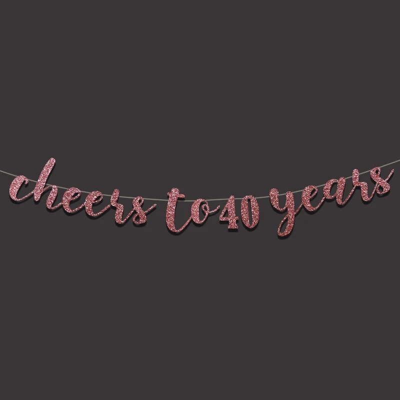 Новинка 2017 баннер с удовольствием от 40 лет украшения для вечеринки в честь 40-го