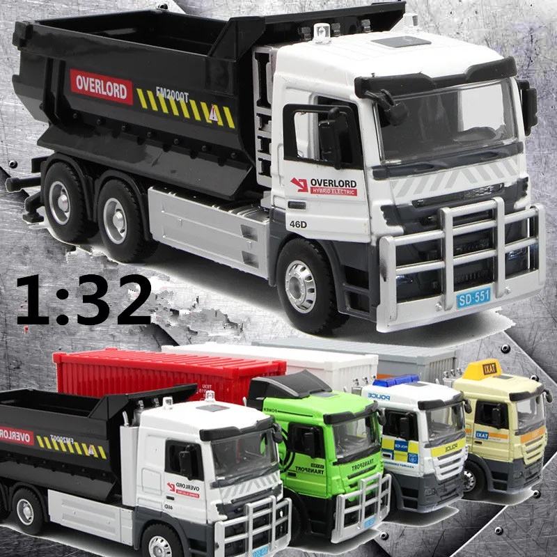 Большой Тяжелый грузовик 1:32 Масштаб сплава тяжелых грузов транспортных средств