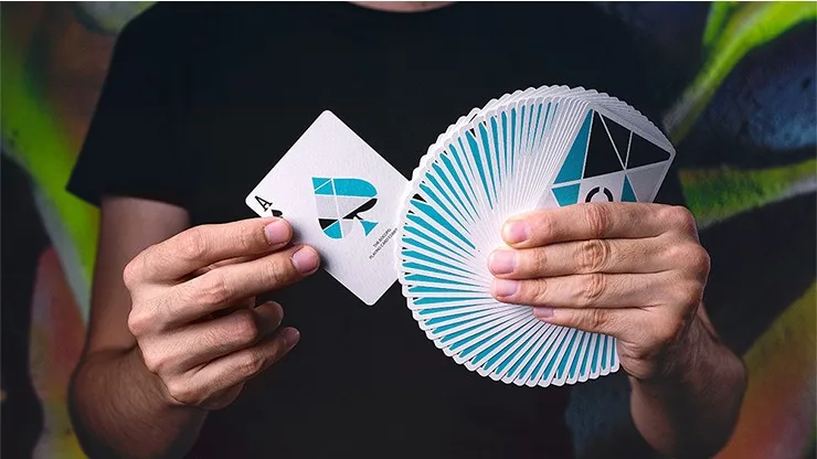 ITgimmick Cardistry Turquoise игральные карты покер|Волшебные фокусы| |