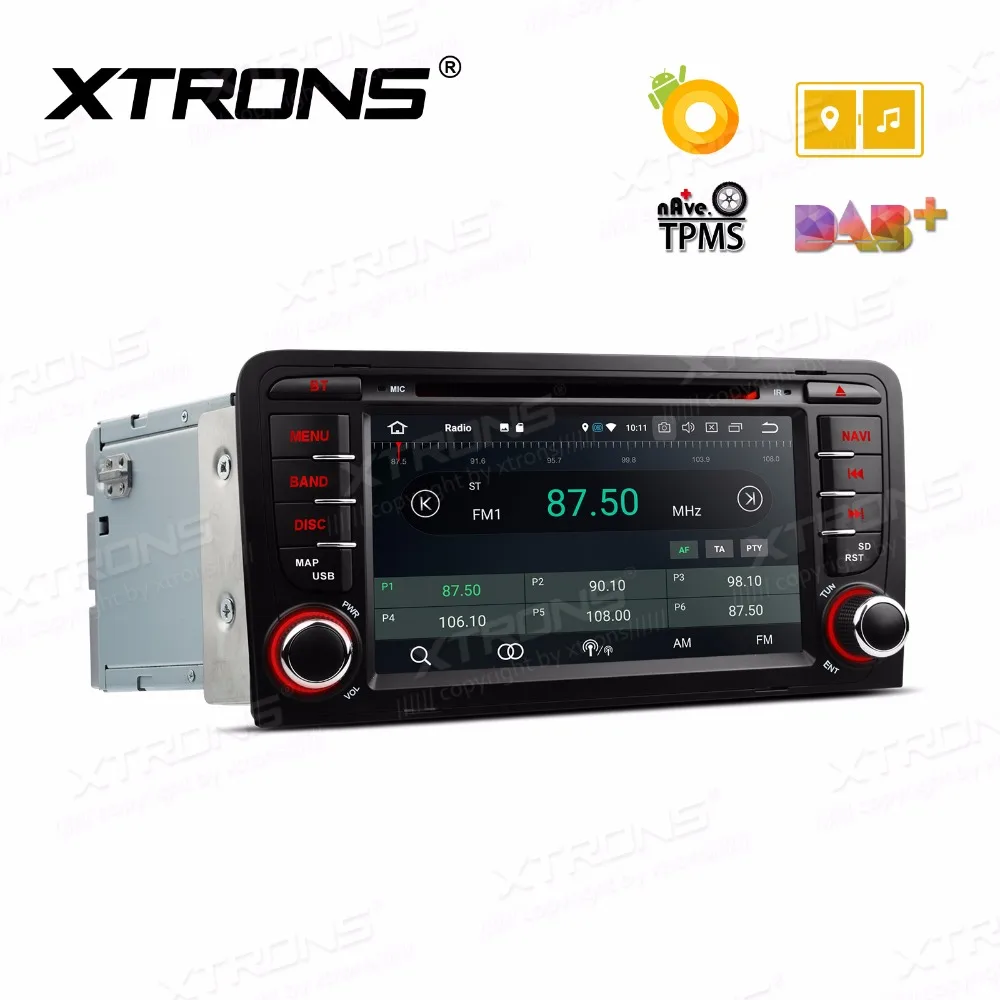 XTRONS 7 ''Восьмиядерный Android 8 0 радио GPS автомобильный DVD плеер для Audi A3 2003 2004 2005 2006