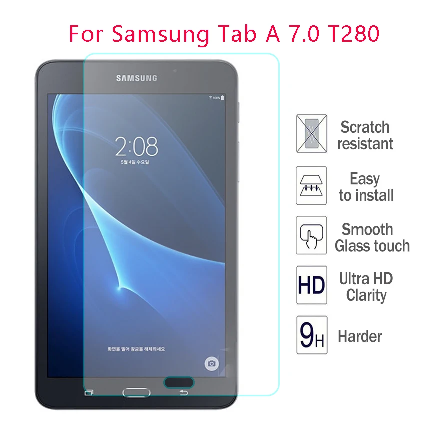 Высококачественная Защитная пленка для экрана из закаленного стекла TabA 7 0 9 H