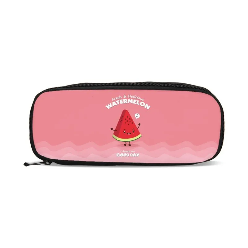 Kawaii арбуз летние фруктовые косметички студенческие пенал сумки Дети Мальчики
