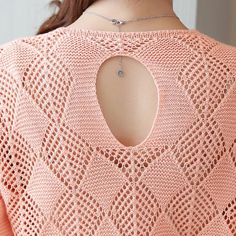 2020 Autumn Winter Women Sweater V Neck Lace Knitted Pullover Female Casual Knitwear Long Sleeve Pull Femme ZY09 | Женская одежда