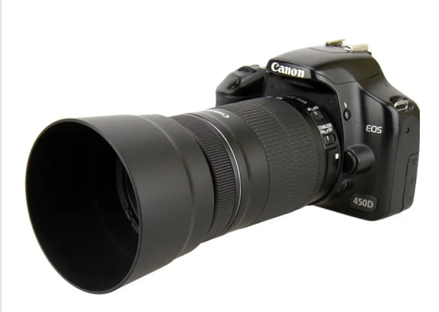 ET-63 58 мм et63 бленда объектива Реверсивные аксессуары для камеры Canon 750D 760D EF 55-250 мм f4-5.6 IS STM объектив