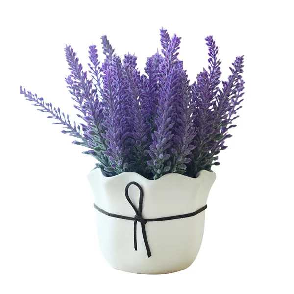 Прованс лаванда искусственное украшение для гостиной ваза с цветами|vase ceramic|vases