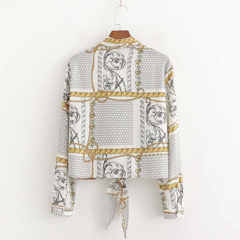 Винтажная Вязаная блуза с отложным воротником и длинными рукавами в стиле