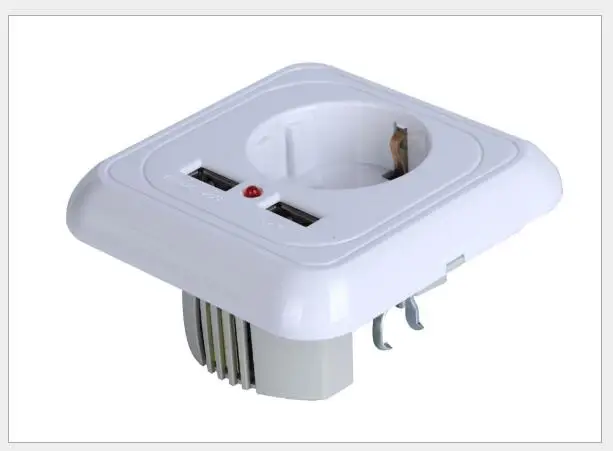 Настенная розетка 10 шт. 250 В 16 А стандартная европейского стандарта 2 4 для